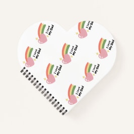 Ich Liebe meinen Vater Notizbuch