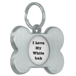 Ich Liebe meinen weißen Labrador Tiermarke