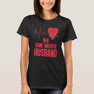 Ich liebe meinen Wildhüter-Ehemann für Wildhüter-E T-Shirt
