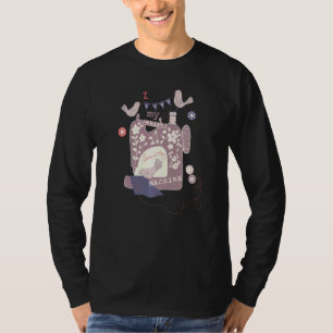 Ich Liebe meiner Nähmaschine Vintage Abwasserkanal T-Shirt