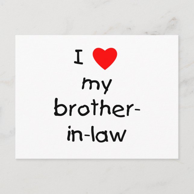 Ich Liebe meines Schwiegervaters Postkarte (Vorderseite)