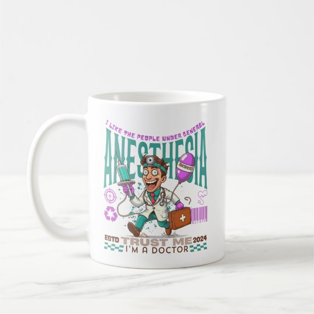 Ich liebe Menschen unter Vollnarkose Kaffeetasse (Links)