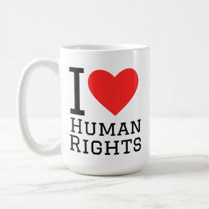 Ich liebe Menschenrechte Kaffeetasse