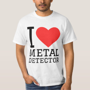 Ich liebe Metalldetektor T-Shirt