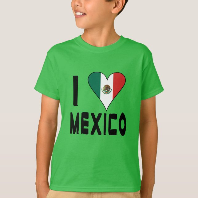 Ich Liebe Mexico Boy's T-Shirt (Vorderseite)