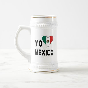 Ich liebe Mexiko Bierglas