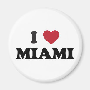 Ich liebe Miami Florida Magnet