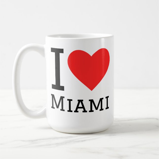 Ich liebe Miami   Kaffeetasse (Links)