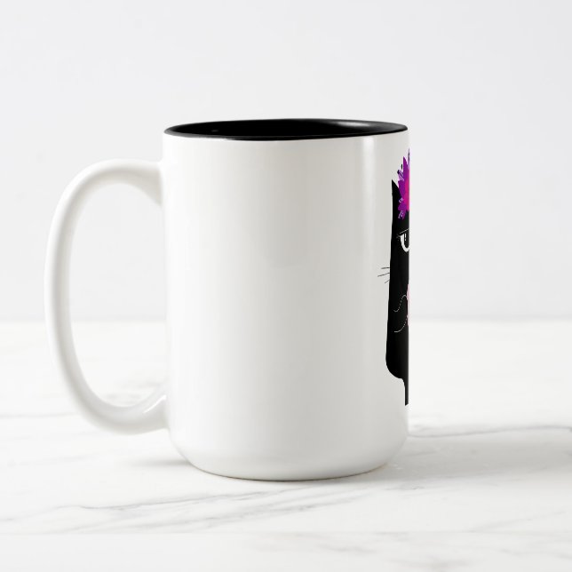 Ich Liebe mich 15 oz. Mug Zweifarbige Tasse (Links)