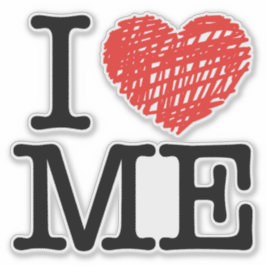 Ich Liebe mich Aufkleber