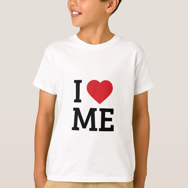 Ich liebe mich Design T-Shirt (Vorderseite)
