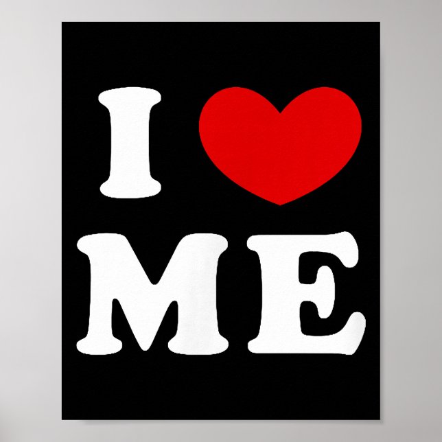 Ich Liebe mich, ich höre mich Poster (Vorne)