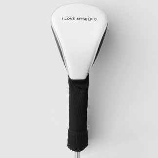 „Ich liebe mich selbst“ Driver Cover – Stylisch & Golf Headcover