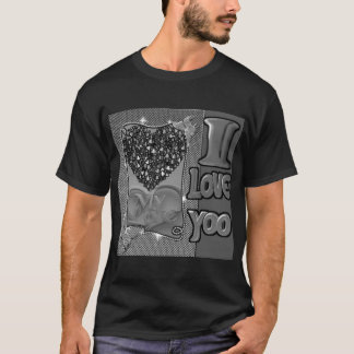 Ich liebe mich selbst Schwarzes Herz T-Shirt | Sel