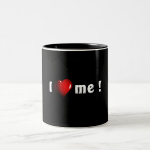 Ich Liebe mich - Vertrauen in einen Pokal Zweifarbige Tasse