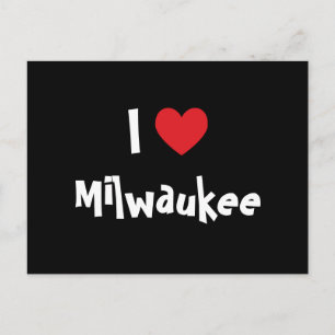 Ich liebe Milwaukee Postkarte