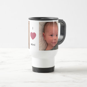 Ich liebe Mimi Oma Opa PaPa Mama Papa Foto Reisebecher