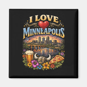 Ich liebe Minneapolis Magnet
