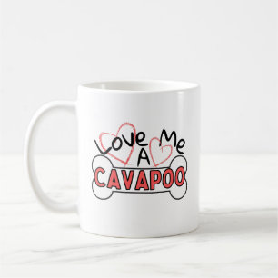 Ich Liebe mir ein Cavapoo   Cavoodle   I Heart Cav Kaffeetasse