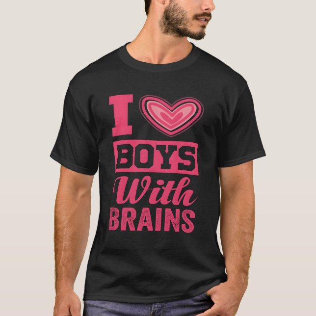 Ich Liebe mit Braunen Freund T-Shirt (Vorderseite)
