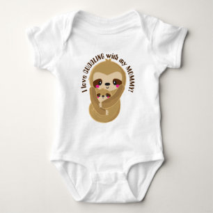 Ich Liebe, mit meinem Mommy unisex Karosserieanzug Baby Strampler