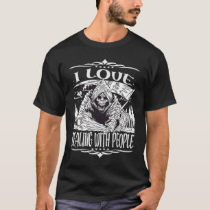 Ich Liebe mit Menschen zu behandeln inspirierende  T-Shirt
