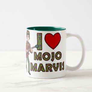 Ich liebe Mojo Marvis Zweifarbige Tasse