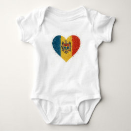 Ich liebe Moldawien – Iubesc Moldova  Baby Strampler