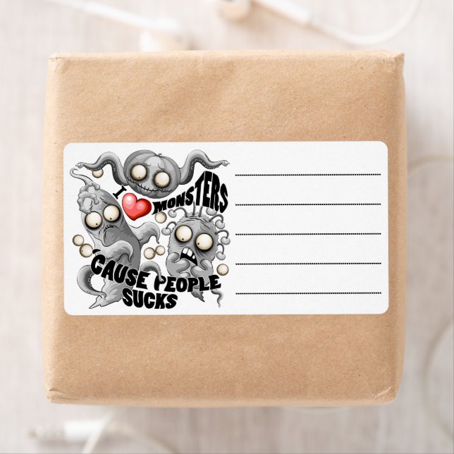 Ich Liebe Monster, weil Leute Ist zum Kotzen sind (Insitu)