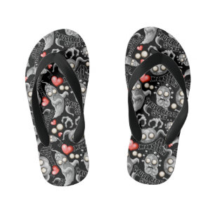 Ich Liebe Monster, weil Leute Ist zum Kotzen sind Kinderbadesandalen