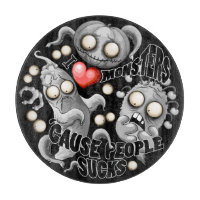 Ich Liebe Monster, weil Leute Ist zum Kotzen sind