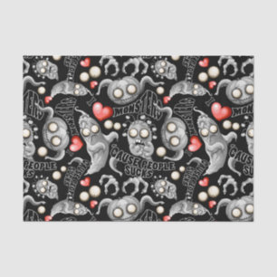 Ich Liebe Monster, weil Leute Ist zum Kotzen sind Seidenpapier