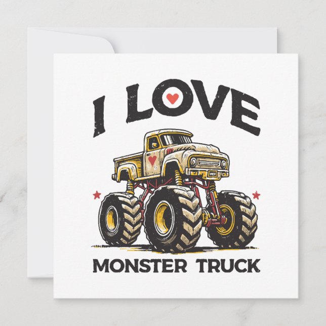 Ich liebe Monstertruck (Vorderseite)