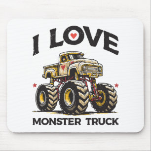 Ich liebe Monstertruck Mousepad