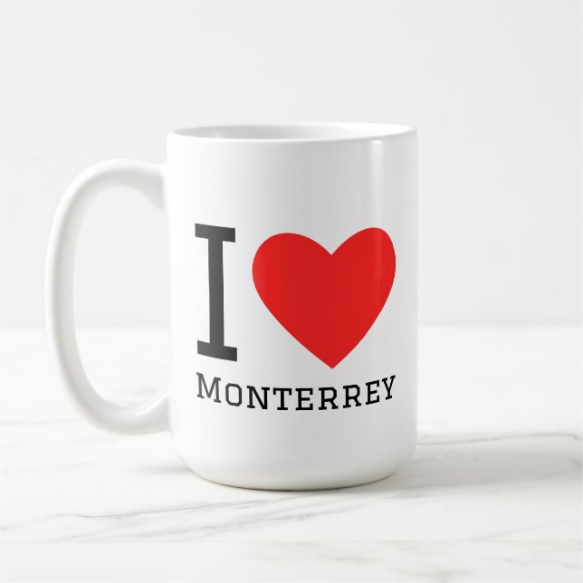 Ich liebe Monterrey  Kaffeetasse (Links)
