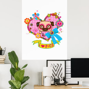 Ich liebe Möpse! Poster