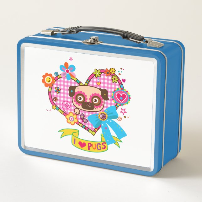 Ich Liebe Möpsen! Lunchbox (Vorderseite)