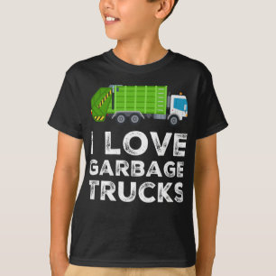 Ich Liebe Müllwagen für Kleinkinder Langschlauch T-Shirt