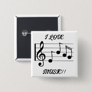 ICH LIEBE MUSIK!! Button