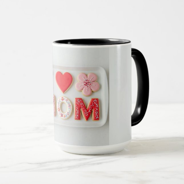 Ich Liebe Mutter Muttertag Tasse (VorderseiteRechts)