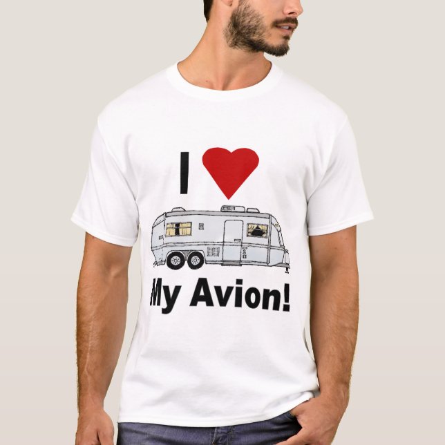 Ich liebe My Avion-fullrig T-Shirt (Vorderseite)