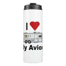 Ich liebe My Avion fullrig Thermosbecher