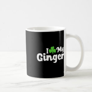 Ich Liebe My Ginger Redhead Kleeblatt St Patricks Kaffeetasse