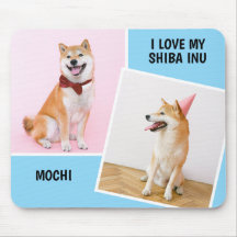 Ich Liebe My Shiba in zwei Fotos