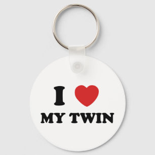 Ich Liebe My Twin Schlüsselanhänger