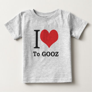 Ich Liebe nach Gooz, Baby! (Bio Gewebe) Baby T-shirt