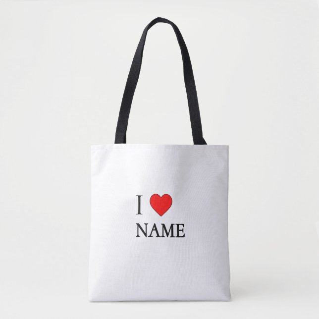 Ich liebe Name (anpassbar) (Vorderseite)
