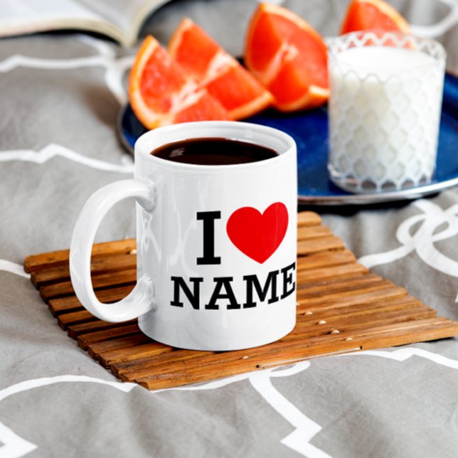 Ich liebe Namen Kaffeetasse (Von Creator hochgeladen)
