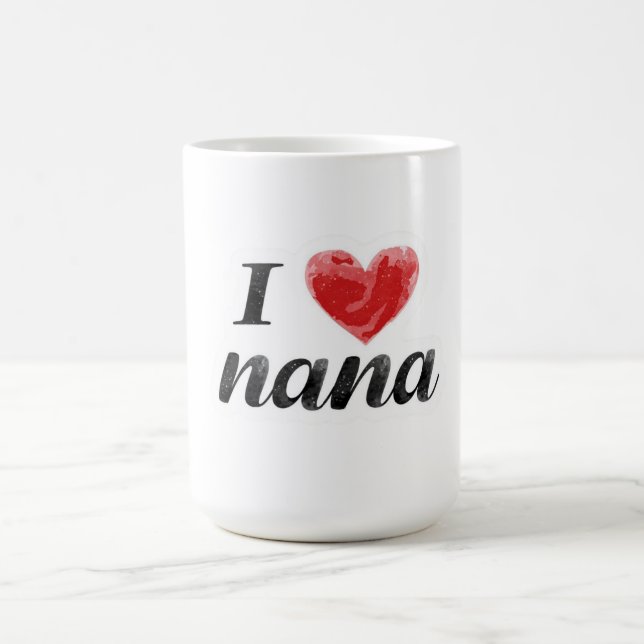 Ich liebe Nana  Kaffeetasse (Mittel)