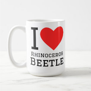 Ich liebe Nashornkäfer Kaffeetasse